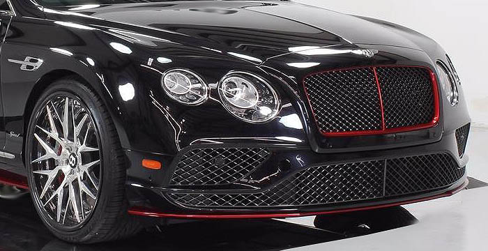 Custom Bentley GT  Coupe Front Add-on Lip (2016 - 2017) - $540.00 (Part #BT-012-FA)